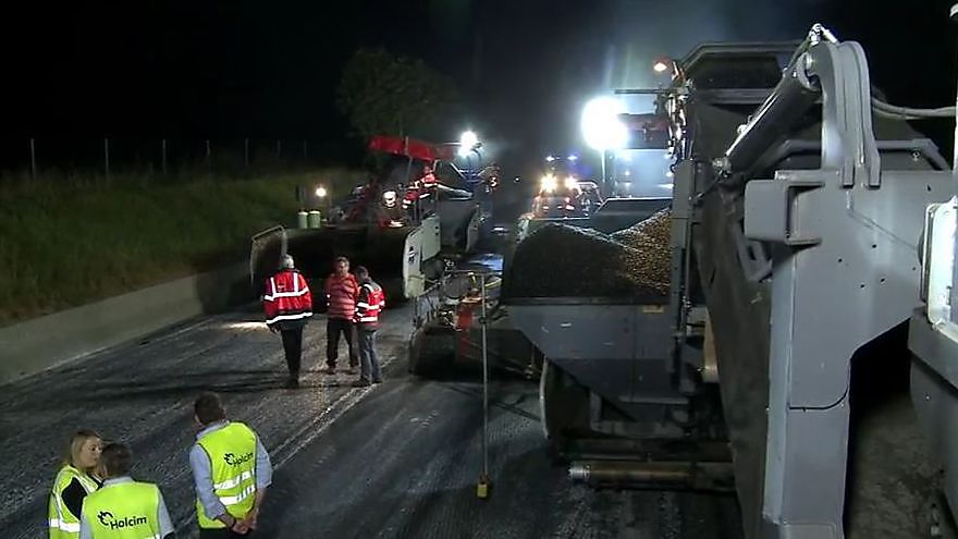 Holcim entretient l'A1 française