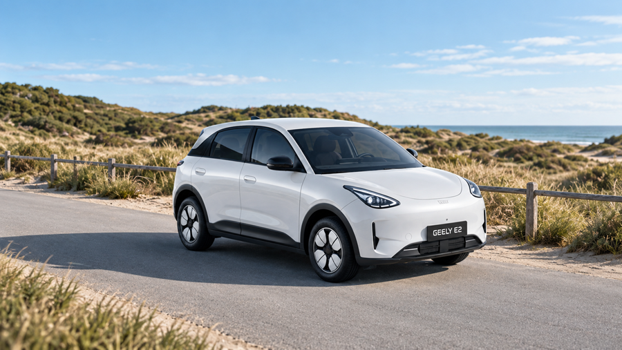 Geely E2 : voiture électrique à partir de 19 490 €, 345 km selon le cycle WLTP et 5 étoiles Euro NCAP