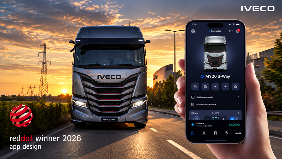 IVECO Easy Way App pakt Red Dot Award voor klantgericht design