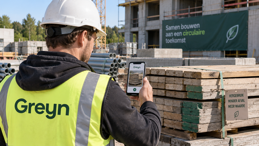 Lierse start-up Greyn lanceert AI-marktplaats tegen bouwverspilling