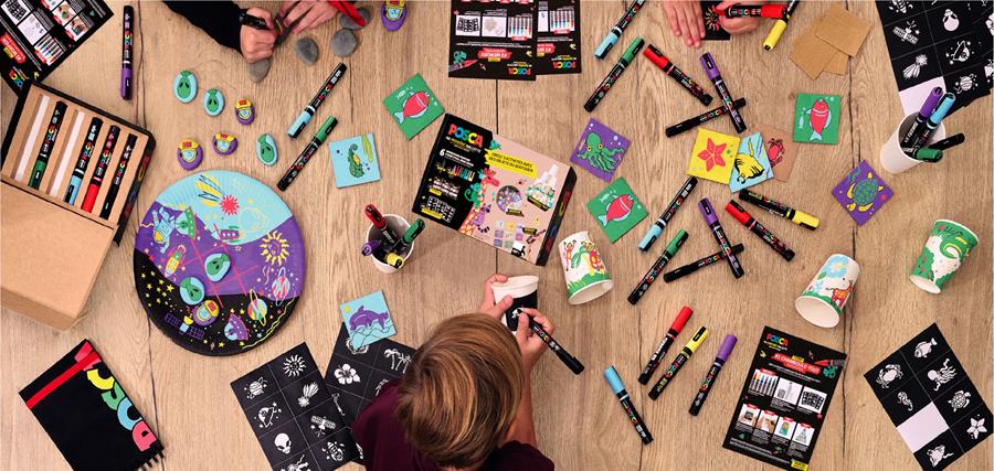 POSCA lance son coffret enfant « Ma première mallette »