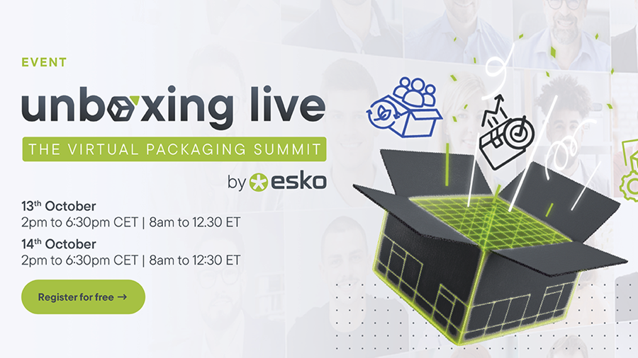 Esko rassemble les acteurs du secteur de l'emballage lors de l'événement virtuel « Unboxing Live »