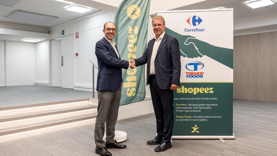 Carrefour België en Trendy Foods lanceren nieuwe winkelformule Shopeez