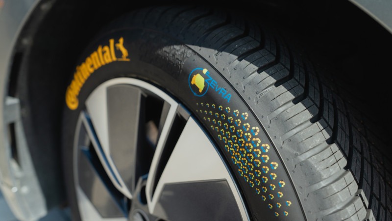 Continental ontwikkelt ZEvRA-conceptband met 43% gerecyclede materialen
