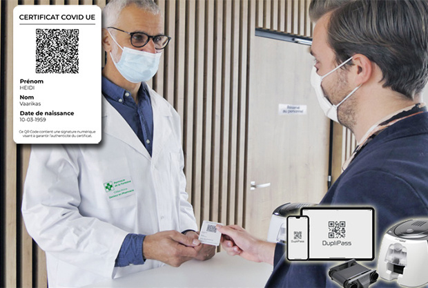 DUPLIPASS - Covid Safe Ticket oplossing in krediet kaart formaat