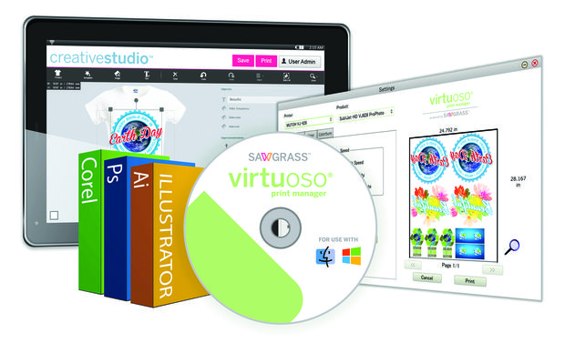 De nieuwe Virtuoso Print Manager van Sawgrass