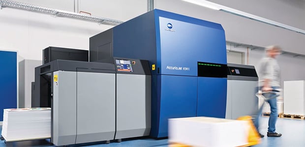Konica Minolta lance une nouvelle presse jet d'encre UV LED Haute Définition