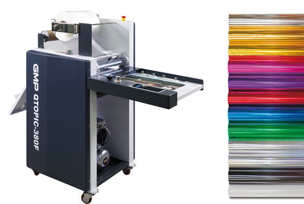 Nouvelle pelliculeuse GMP QTOPIC-380 F : le couteau suisse du pelliculage à haute valeur ajoutée !