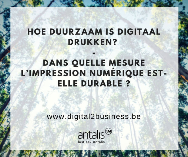 Dans quelle mesure l'impression numérique est-elle durable ?