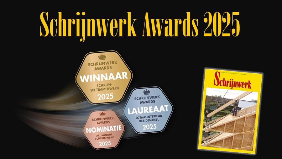 Dit zijn alle genomineerde projecten voor de Schrijnwerk Awards 2025!