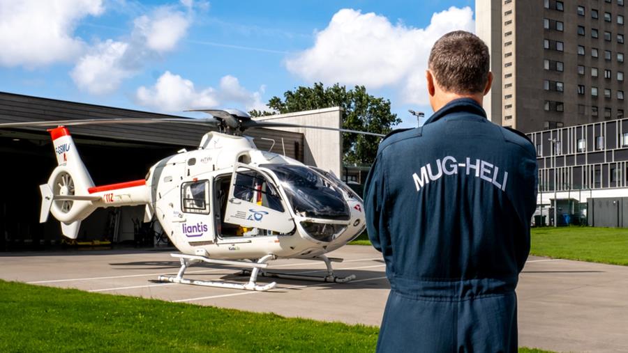 Duizendste interventie voor MUG-heli AZ Sint-Jan Brugge in 2025