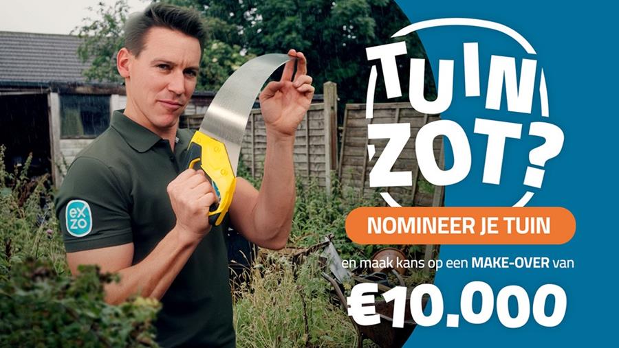 WIN een tuinrenovatie t.w.v. €10.000!