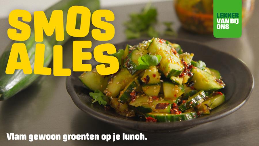 Smos alles, vlam gewoon groenten op je lunch