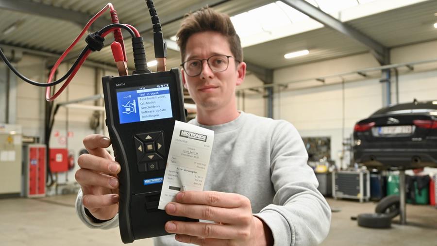 Accutest als standaardcontrole bij Garage Crivaco