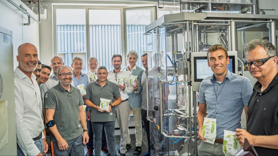 Nieuwe verpakkingsmachine voor ontwikkeling van recycleerbare verpakkingspapieren bij Koehler