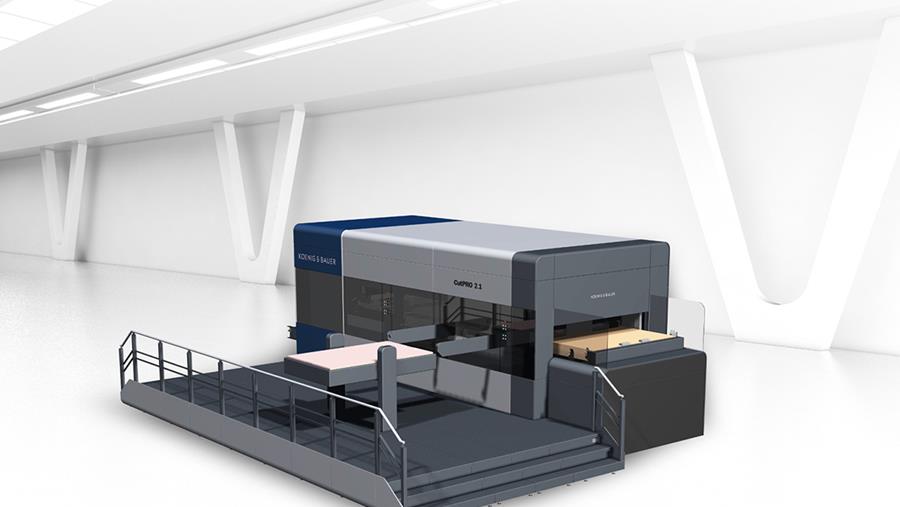 Koenig & Bauer introduceert nieuwe vlakstansmachine voor golfkarton