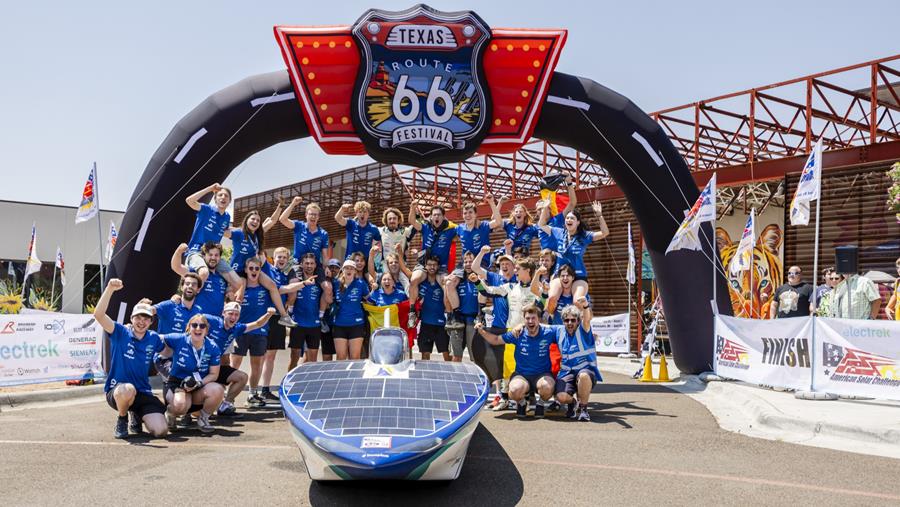 Le Solar Team belge entre dans l'histoire aux États-Unis